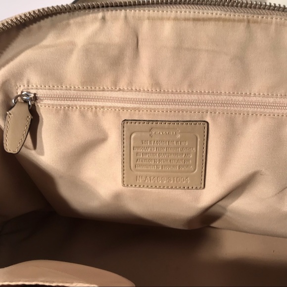 Coach Woven LeatherPreston Convertible Satchel Bag (Rare) - Picture 8 of 10